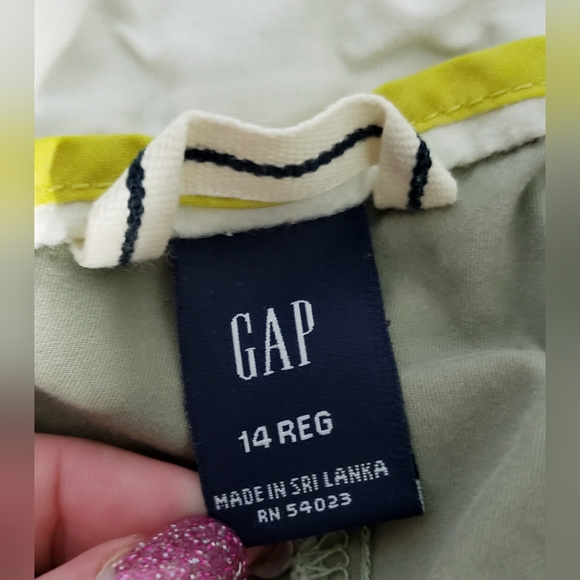 GAP Light Sage Green Wide Leg Pants - Picture 2 of 10